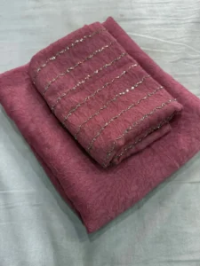 🎀🎀Rangoli Crush Saree With Sequence Blouse🎀🎀