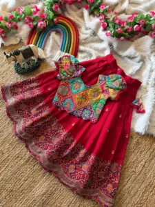 Rangoli Crush Lehenga for Girls