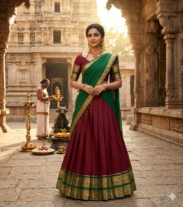 Kanci Cotton Silk Lehenga Set