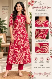 Bamboo Cotton Kurta Set