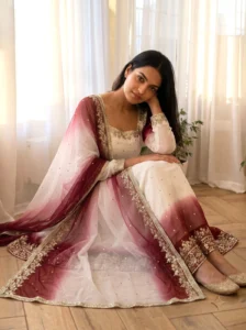 Georgette Anarkali Gown Set