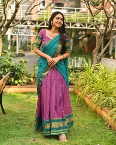 Kanjivaram Silk Lehenga Set