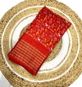 Dola Silk Kalamkari Saree