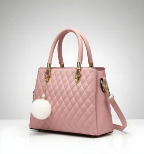 Stylish Ladies PU Leather Shoulder Handbag Premium Fashion Tote Bag with Spacious Multi-Compartment