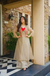 Salsa Silk Gown Set for Women