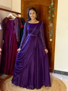 Sparkling Georgette Anarkali