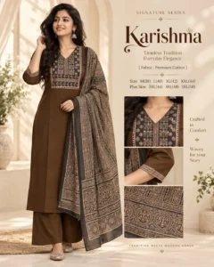 Cotton Ajrakh Print Kurta Set