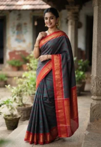 Kayal Emboss Saree with Blouse