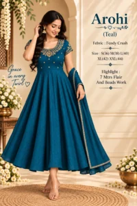 Fendi Crush Anarkali Suit Set
