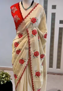 Rangoli Silk Embroidered Saree
