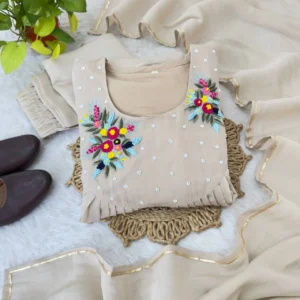 👗💥💥Presenting By New Party Wear L@@K Pure Viscos Mul Chanderi Cotton A Line pattern P@nt With Dup