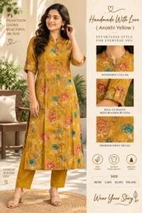 Bamboo Cotton Kurta Set