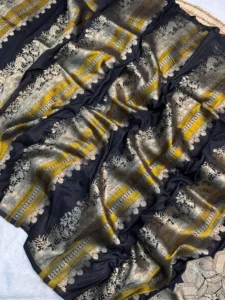 Zari Woven Saree with Blouse