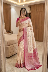 Banarasi Silk Saree with Blouse