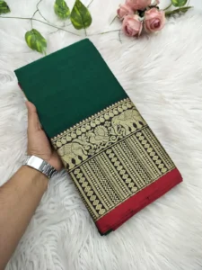 Pure Narayanpet Cotton Saree with Blouse
