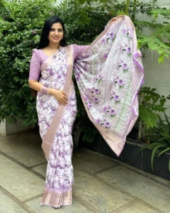 Dola Silk Saree with Blouse