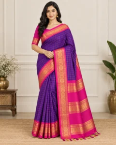 GANGA JAMUNA COTTON WITH BLOUSE