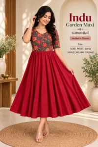 Biscuit Slub Floral Dress