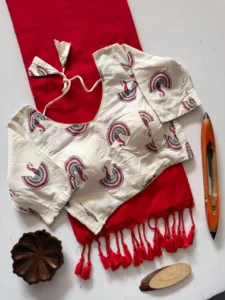 KHADI COTTON with blouse