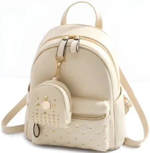Latest Trendy Women’s Pink Backpack | Lightweight & Durable PU Leather School/College Bag|Adjustable