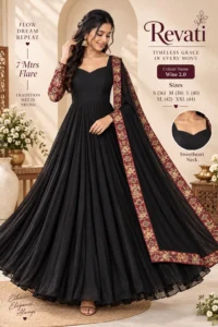 Georgette Anarkali Gown