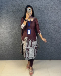 🍁🌸Viral Kalamkari khalahasti  kota chex kurti with kalamkari dupatta🌸🍁