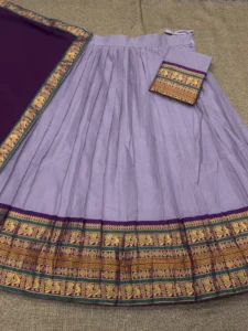 South Indian Kanjivaram Silk Half-Saree Set