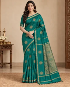 Soft Silk Saree with Blouse